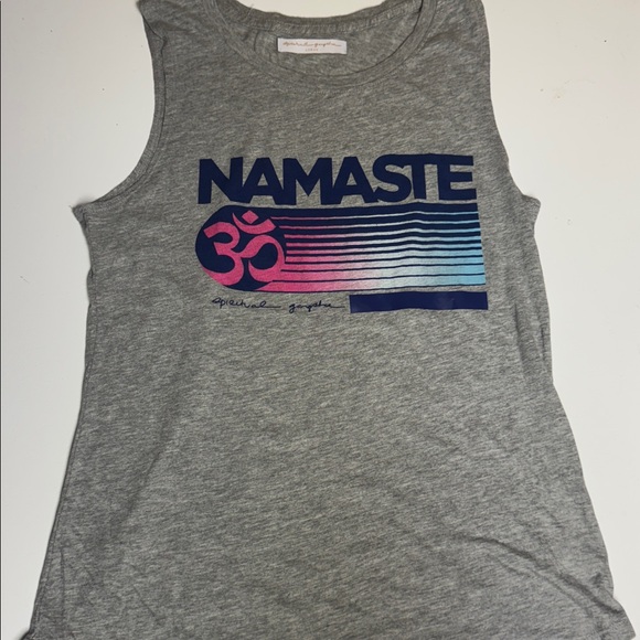 Spiritual Gangster Gray Tank Top - Women's Large NWOT - Picture 1 of 3